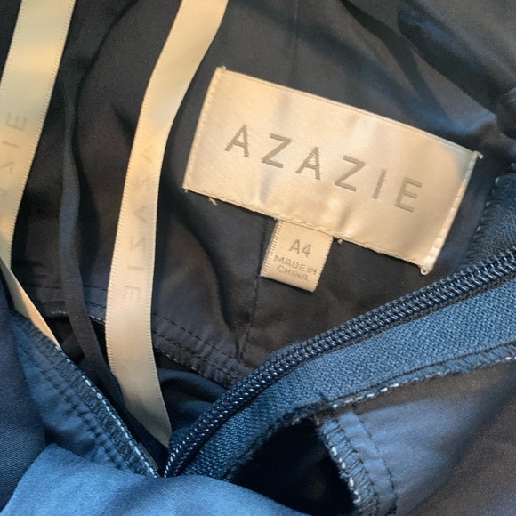 - AZAZIE LEXIS STRETCH SATIN DRESS - Picture 9 of 9